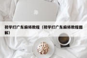 初学打广东麻将教程（初学打广东麻将教程图解）