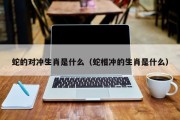 蛇的对冲生肖是什么（蛇相冲的生肖是什么）